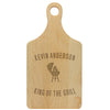Paddle Cutting Board "Kevin Anderson, King of the Grill"