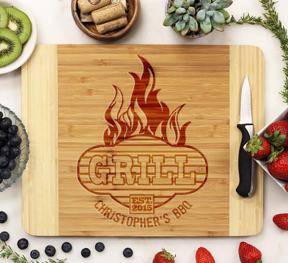 Cutting Board "Grill - Christopher's BBQ"