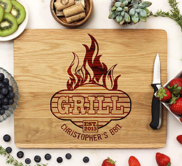 Cutting Board "Grill - Christopher's BBQ"