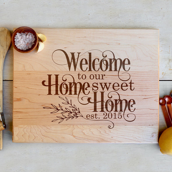 Happy House Cutting Board Home Sweet Home Gift For Kitchen - Temu