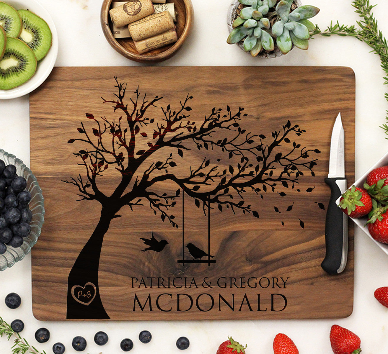 Tree Heart | Personalized Cutting Boards