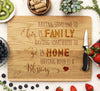 Cutting Board "Family Home Blessing"