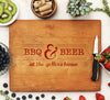Cutting Board, BBQ & Beer