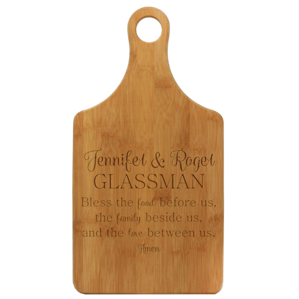 Paddle Cutting Board "Jennifer & Roger Glassman"