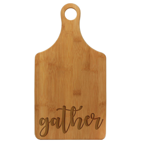Paddle Cutting Board, "Gather"