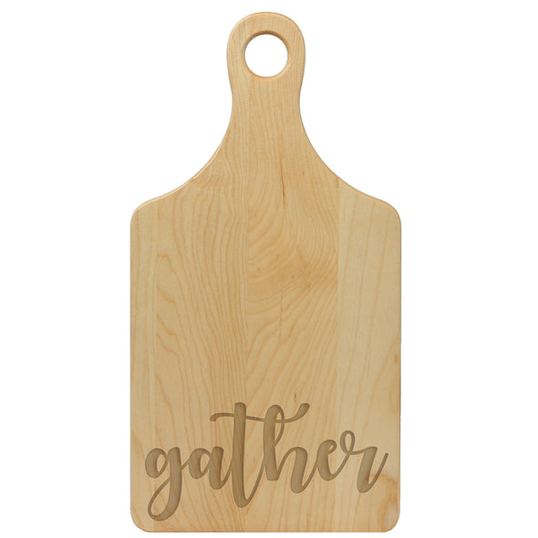 Paddle Cutting Board, "Gather"