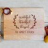 Cutting Board "Grateful, Thankful, Blessed"