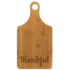 Paddle Cutting Board, "Thankful"