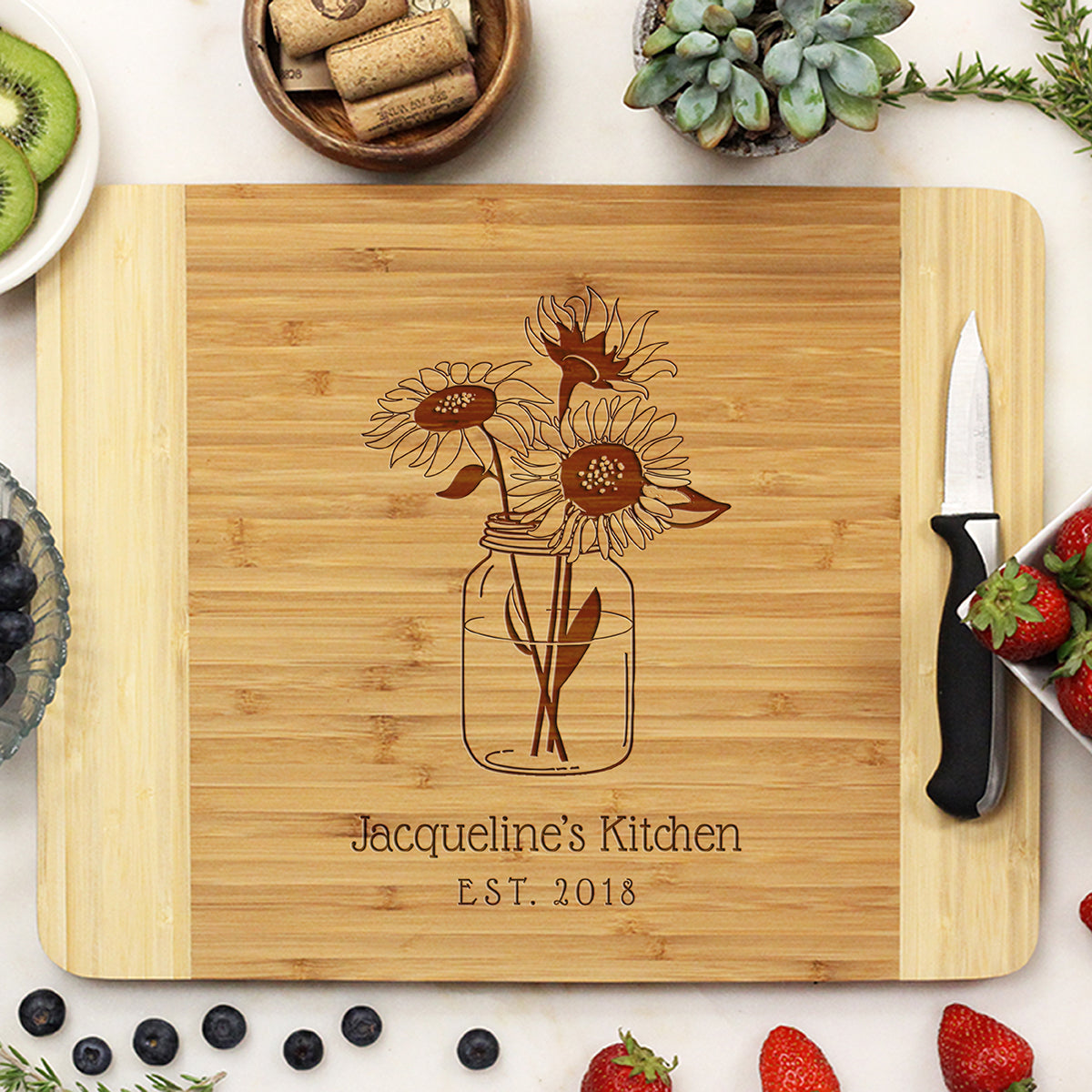 Personalized Kitchen Tools Wood Engraved Cutting Boards – The Photo Gift