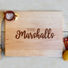 Custom Cutting Board, Personalized Cutting Board, Custom Cutting Board "the Marshalls"