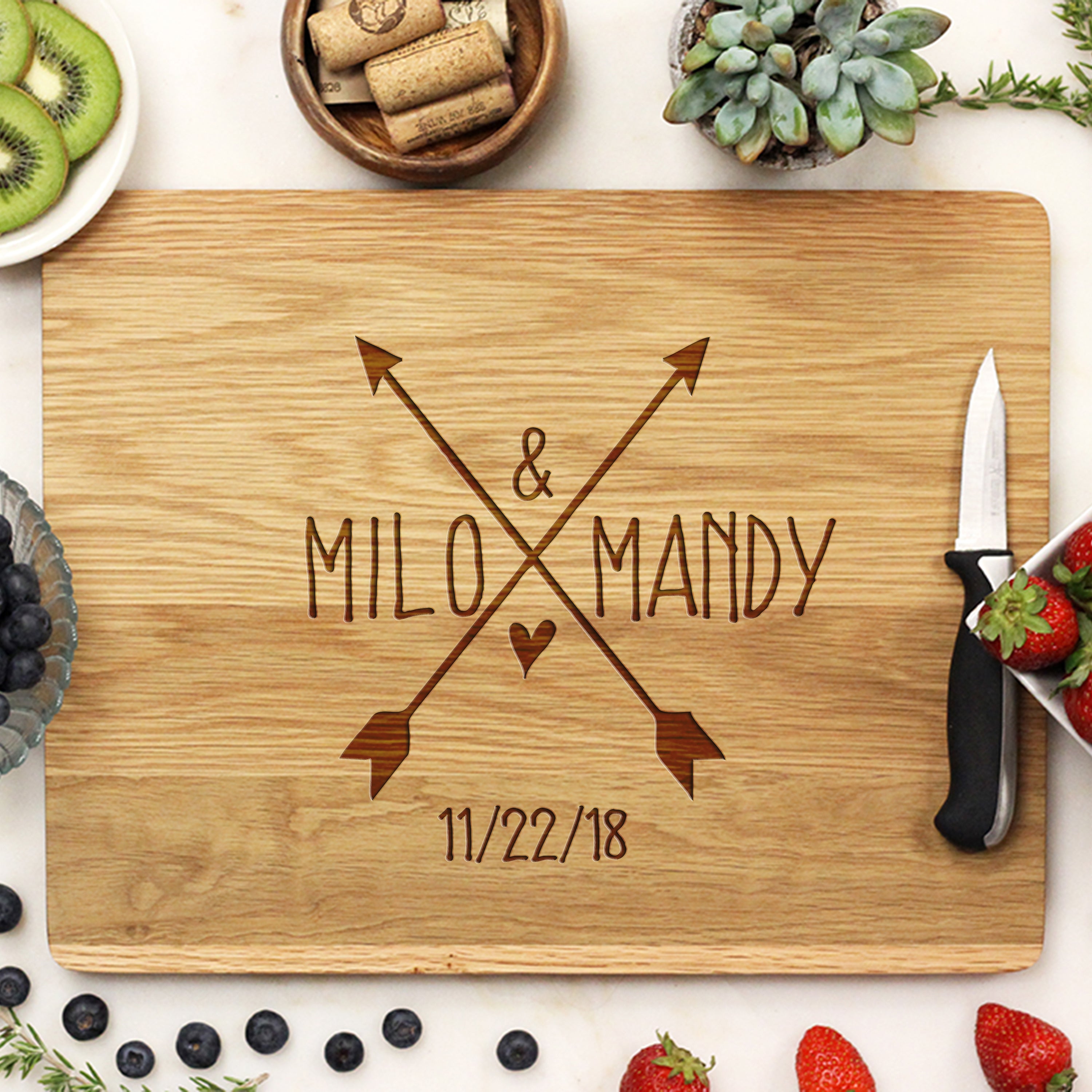 Custom Farmhouse Cutting Board The Donnelly's Kitchen