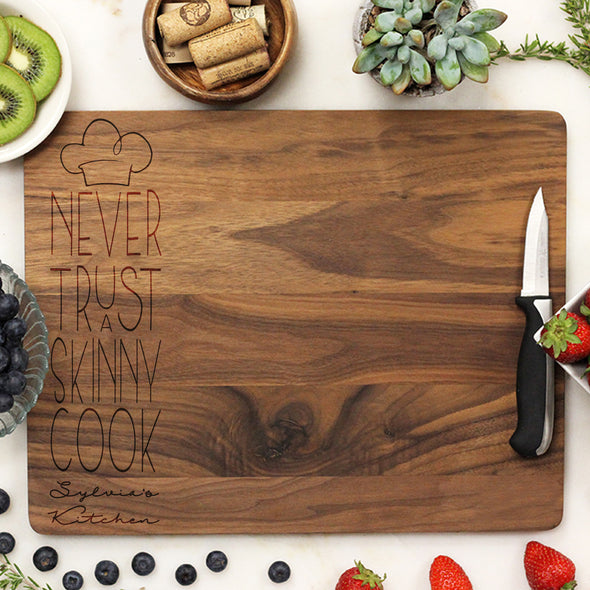 walnut cutting board, engraved cutting board, personalized cutting board 