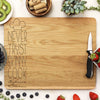 Funny Cook Cutting Board, Custom Engraved Cutting Board, Personalized Cutting Board Never Trust a Skinny Cook "Sylvia's Kitchen"