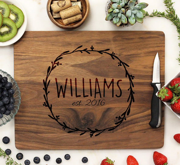 Cutting Board "Williams Wreath"