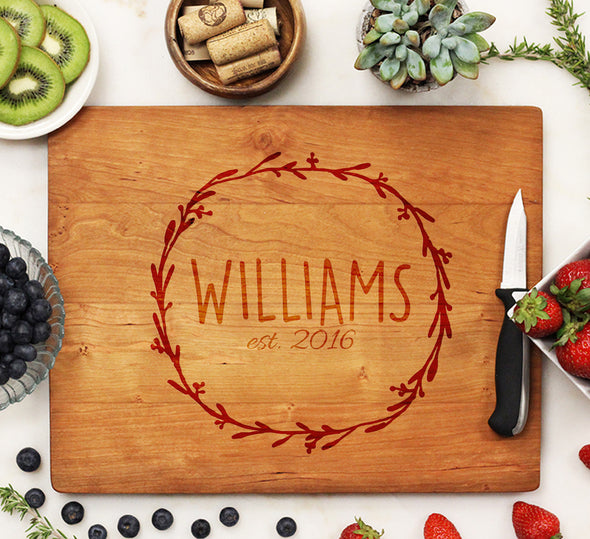 Cutting Board "Williams Wreath"