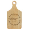 Paddle Cutting Board "Williams Wreath"