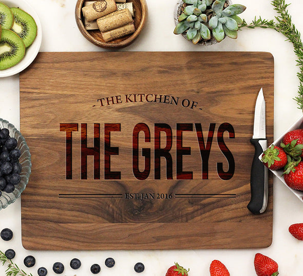 Cutting Board "The Kitchen Of"