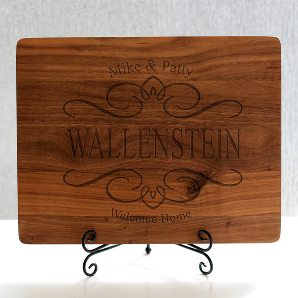 "Wallenstein Filigree Design" Cutting Board & Stand