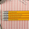 Engraved Pencil Packs - "Missy Smiley Faces"