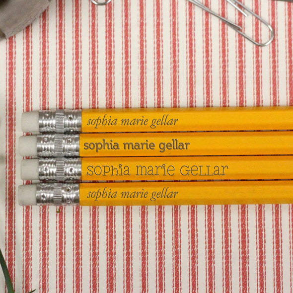 Engraved Pencil Packs - "Sophia Marie Gellar"