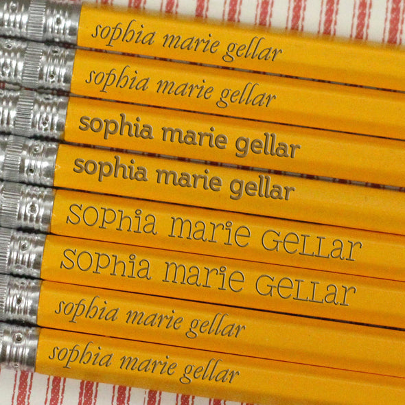 Engraved Pencil Packs - "Sophia Marie Gellar"