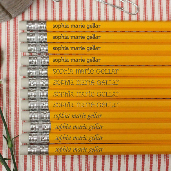 Engraved Pencil Packs - "Sophia Marie Gellar"