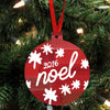 Personalized Wood Ornament - "Noel"