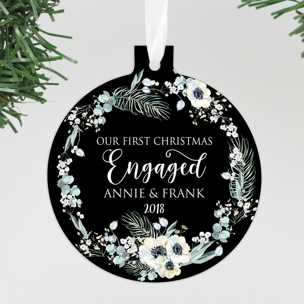 Our first Christmas Engaged ornament