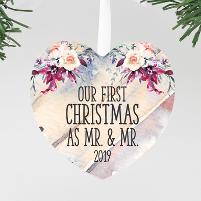 Our First Christmas As Mr. & Mr. 2019 Christmas ornament