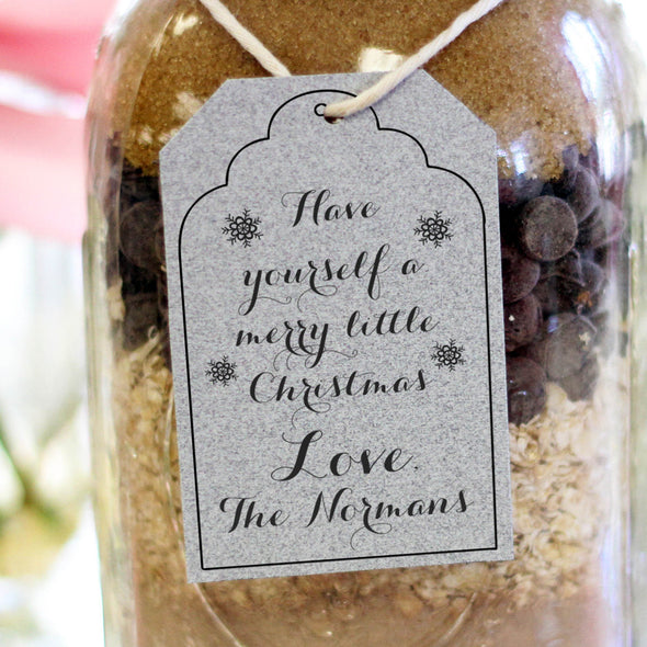 Gift Tag Stamp "Merry Little Normans"