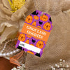 Reusable Halloween Goodie Bag Tags "Ghoulish Goodies" (Set of 5)