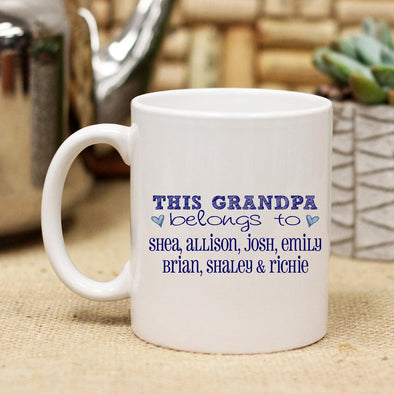 Ceramic Mug "This Grandpa Belongs to"