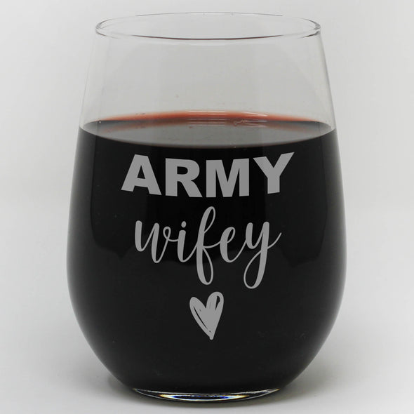Wine Glass Army Wifey