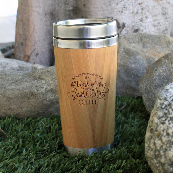Travel Mug "Great Mom & Coffee"