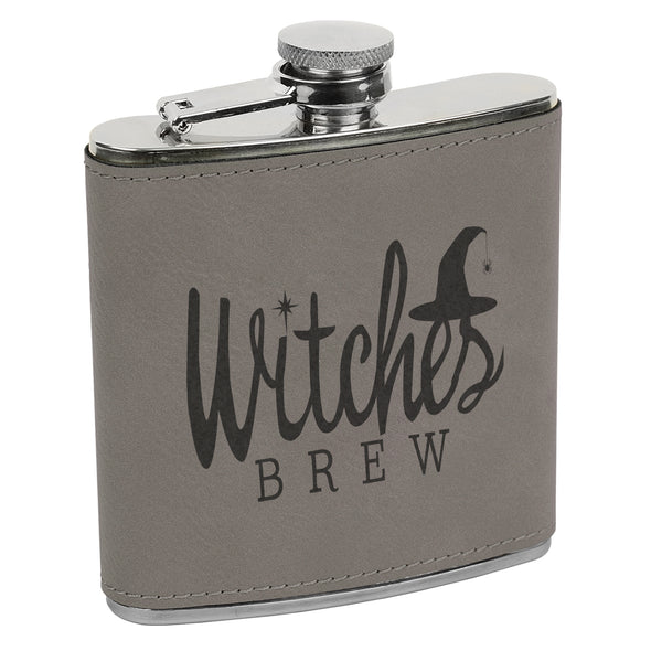 Witches Brew Flask, Halloween Flask, Funny Halloween Flask, Silly Halloween Flask
