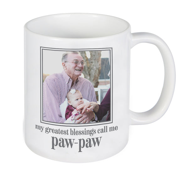 Custom Paw Paw Mug, Personalized Photo Mug, Custom Mug, Picture Mug, Custom Coffee Mug, Personalized Coffee Mug, Personalized Photo Mug,