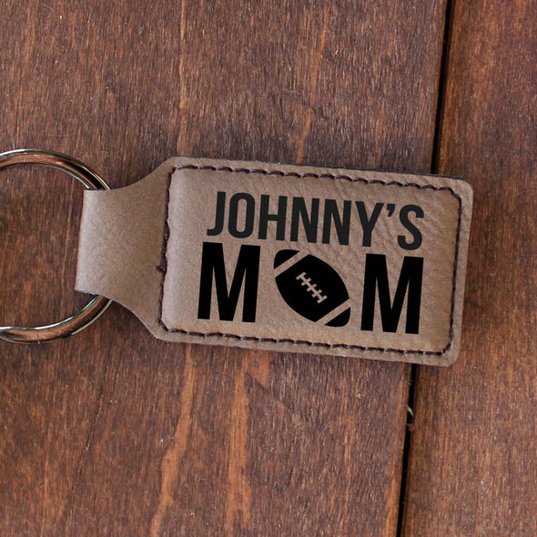 Personalized Engraved Key Chain - "Johnny's Mom"