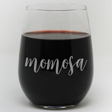 Stemless Wine Glass - "Momosa"