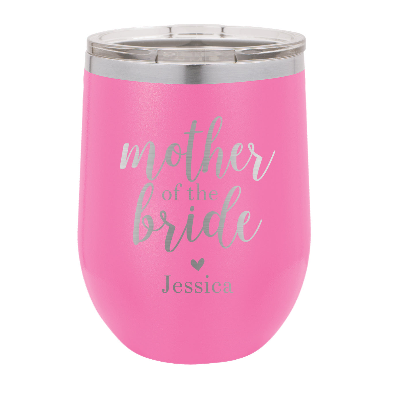 Monogram Wine Tumbler - 4 Colors