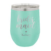 Personalized Bridal Party Wine Tumbler, Insulated Wine Tumbler "Brides Maid"