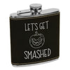 Let's get Smashed Flask, Halloween Flask, Funny Halloween Flask, Silly Halloween Flask