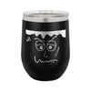 Frankenstein Halloween Wine Tumbler, Custom Halloween Wine Tumbler, Funny Wine Tumbler,