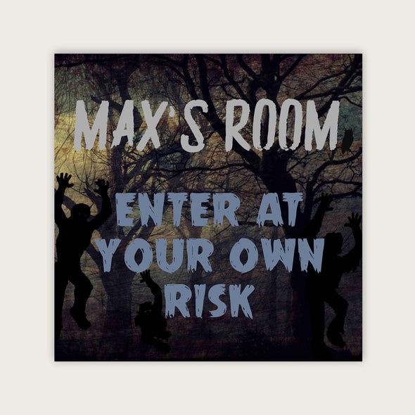 Wall Door Sign, Kid's Room Sign, Custom Wall Sign, "Max's Room"