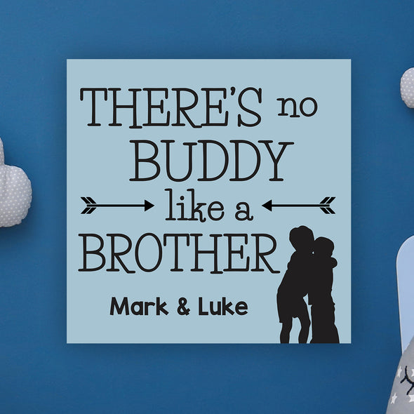 Brother's Wall Door Sign, Kid's Room Sign, Custom Wall Sign, "Mark & Luke"