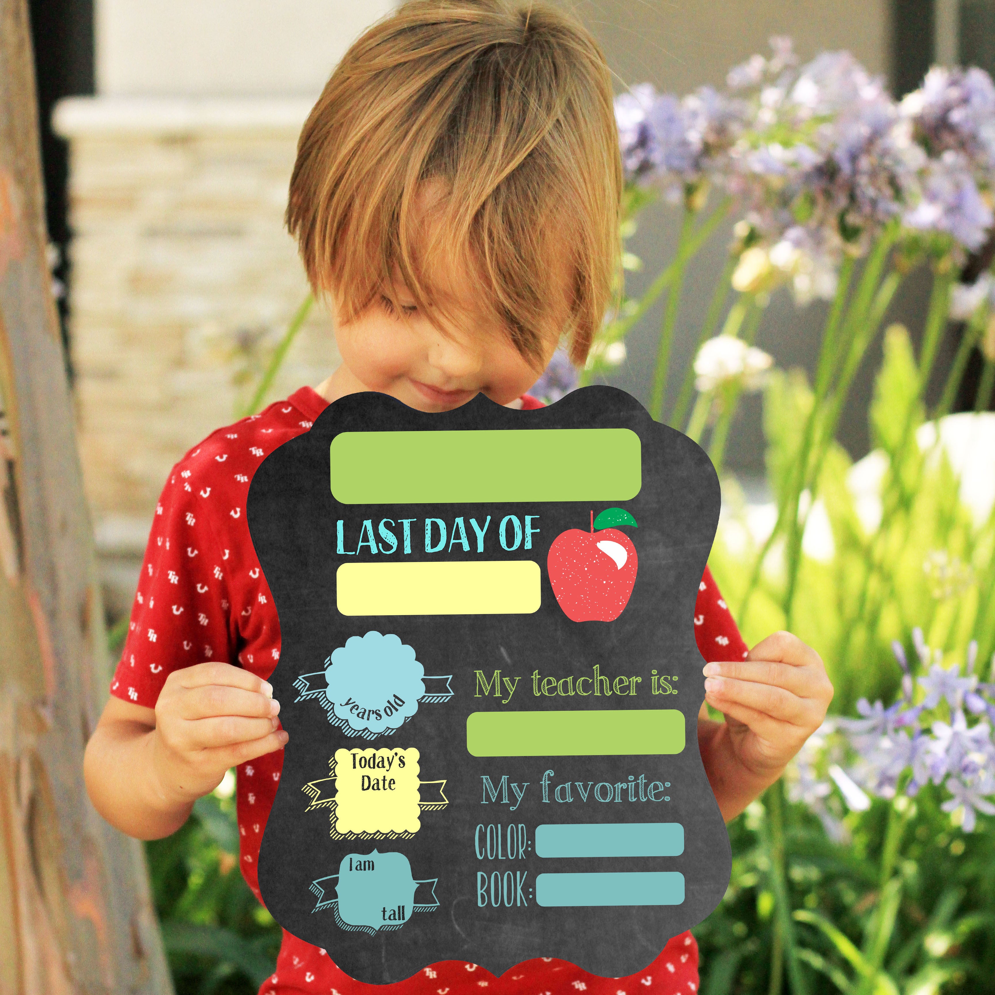 Whiteboard Sign- Boys First Day Of School – Stamp Out