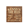 Wall Sign - "Kenny's Tool Rules"