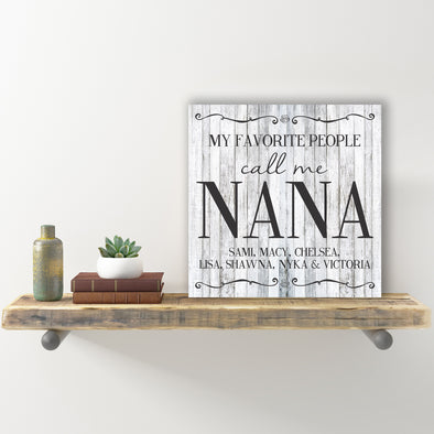 Personalized My Favorite People Call Me Nana