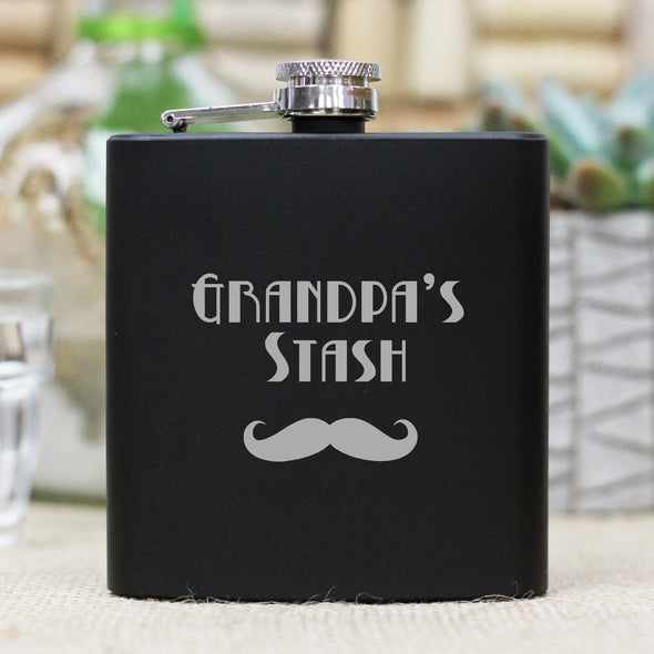 Personalized Flask - "Grandpas Stash"