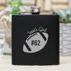 Personalized Flask - "Jesse's Girl" Football