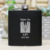 Personalized Flask - "Time to Suit Up Groomsman"